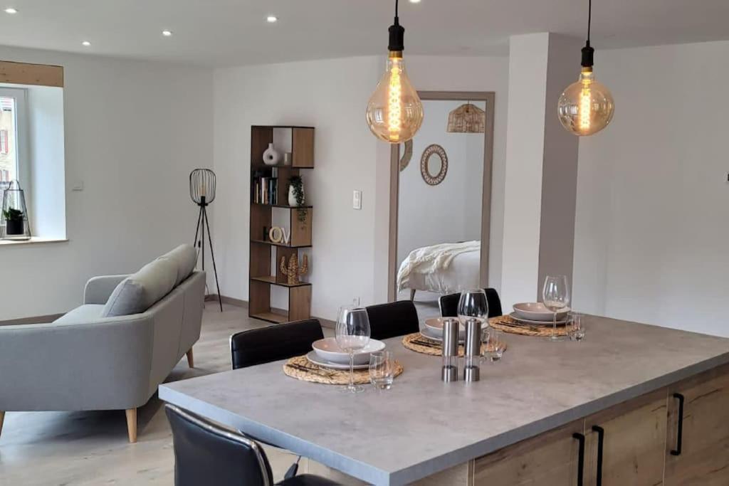 Superbe Appartement Neuf Et Cosy 77 M2 Villers-le-Lac Esterno foto